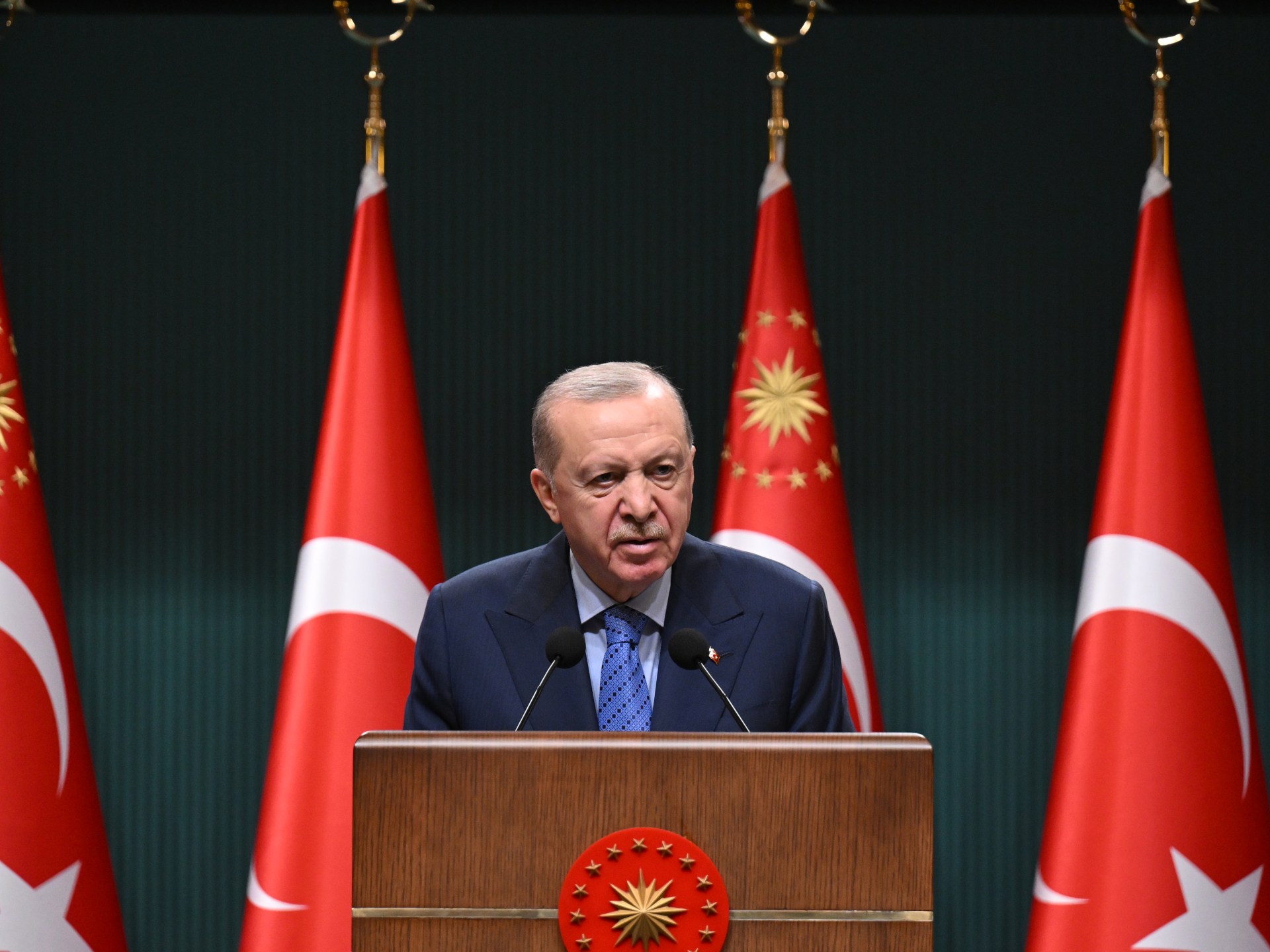 أردوغان يؤكد على الثبات في حقوق تركيا بشرق المتوسط ويشدد على احترام الاتفاق التركي الليبي
