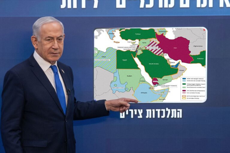 نتنياهو يكشف خريطة تحالفات جديدة للشرق الأوسط في مواجهة إيران