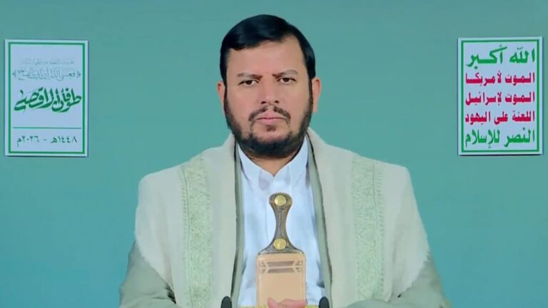 عبدالملك الحوثي يذكر 4 جهات دعمت الفلسطينيين بعد عملية “طوفان الأقصى”
