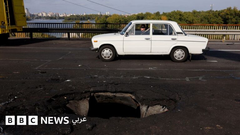 روسيا تقصف جسراً في كييف مع زيارة المستشار الألماني وتوقع حزمة دعم عسكري لأوكرانيا