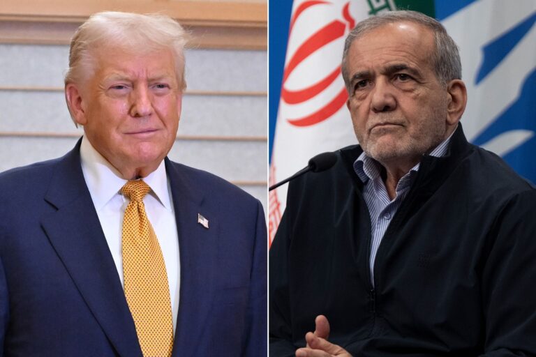 ترمب يلوح بضربة عسكرية عاجلة ضد إيران وبزشكيان يحمل واشنطن مسؤولية فشل الاتفاق