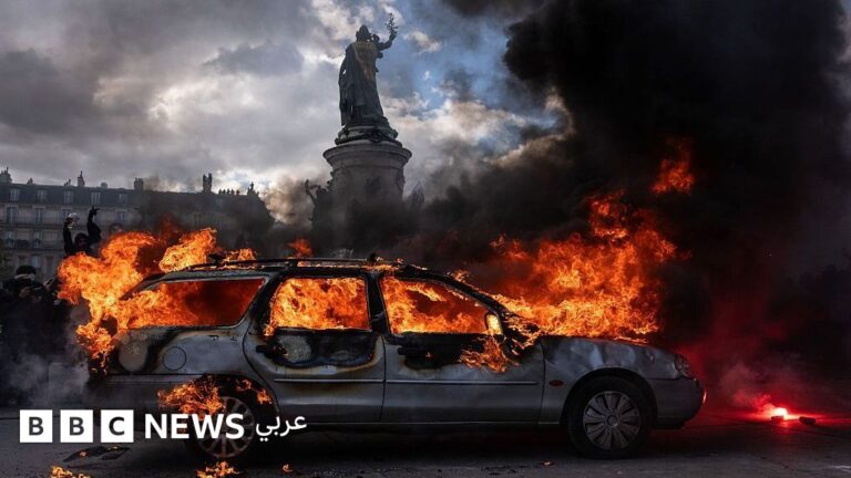 احتجاجات فرنسا تتصاعد وسط فقدان ماكرون السيطرة وتصاعد التوتر العسكري قبالة سواحل الناتو
