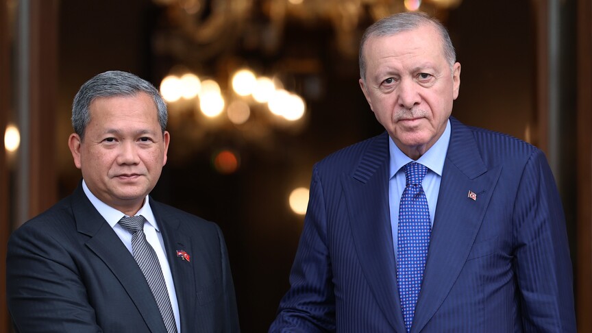 أردوغان يؤكد أهمية شراكة تركيا مع كمبوديا ويرحب بانضمامها لمجلس السلام في غزة